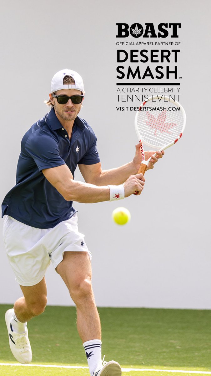 Smash your on-court style. 🎾 BOAST is the official apparel partner of Desert Smash! Who's ready to ace their look?