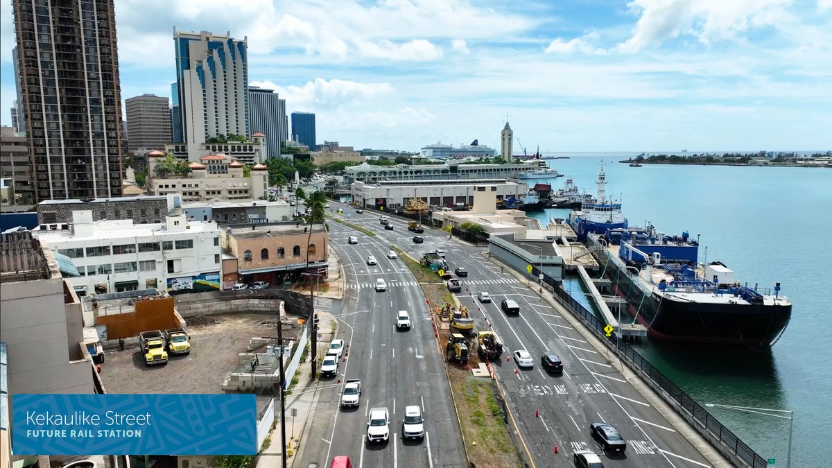 This latest construction update flyover video  📹 shows the progress of City Center Utilities Relocation:

👉  youtu.be/oXBkgByMmXs

For more information: 
👉   HonoluluTransit.org/Construction

#hnlrail #followHART #dronehawaii #DroneFootage  #CCUR