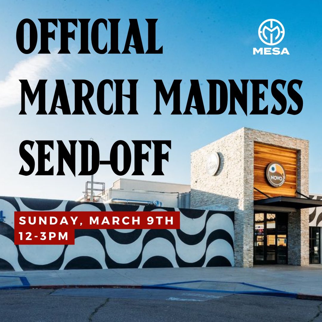 mesa_aztecs's tweet image. Join us on March 9th at Novo Mission Valley from 12 PM - 3 PM for the official Aztec Men’s Basketball March Madness Send-Off event! 🎉 
Tickets are selling fast, and space is limited, so don’t miss out—RSVP now : bit.ly/SendOff25!

#MESA #SDSUMBB #GoAztecs #AztecBasketball…