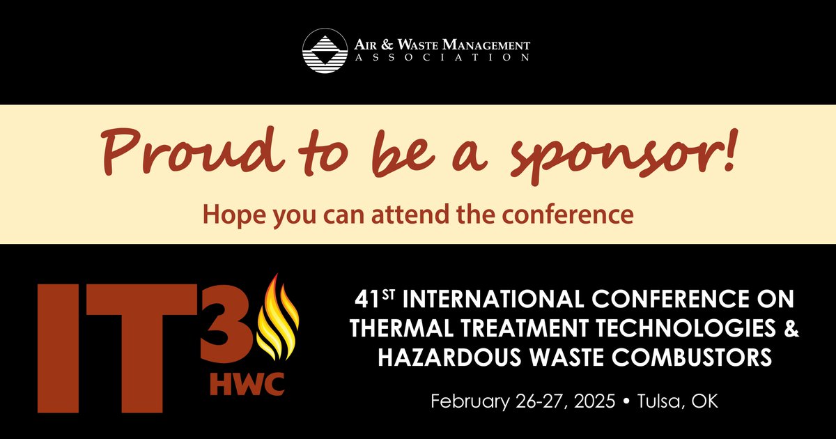 We're a Sponsor this week at A&amp;WMA's IT3 HWC Conference in Tulsa and we're looking forward to spending time with both old friends and new.  #AWMAIT3