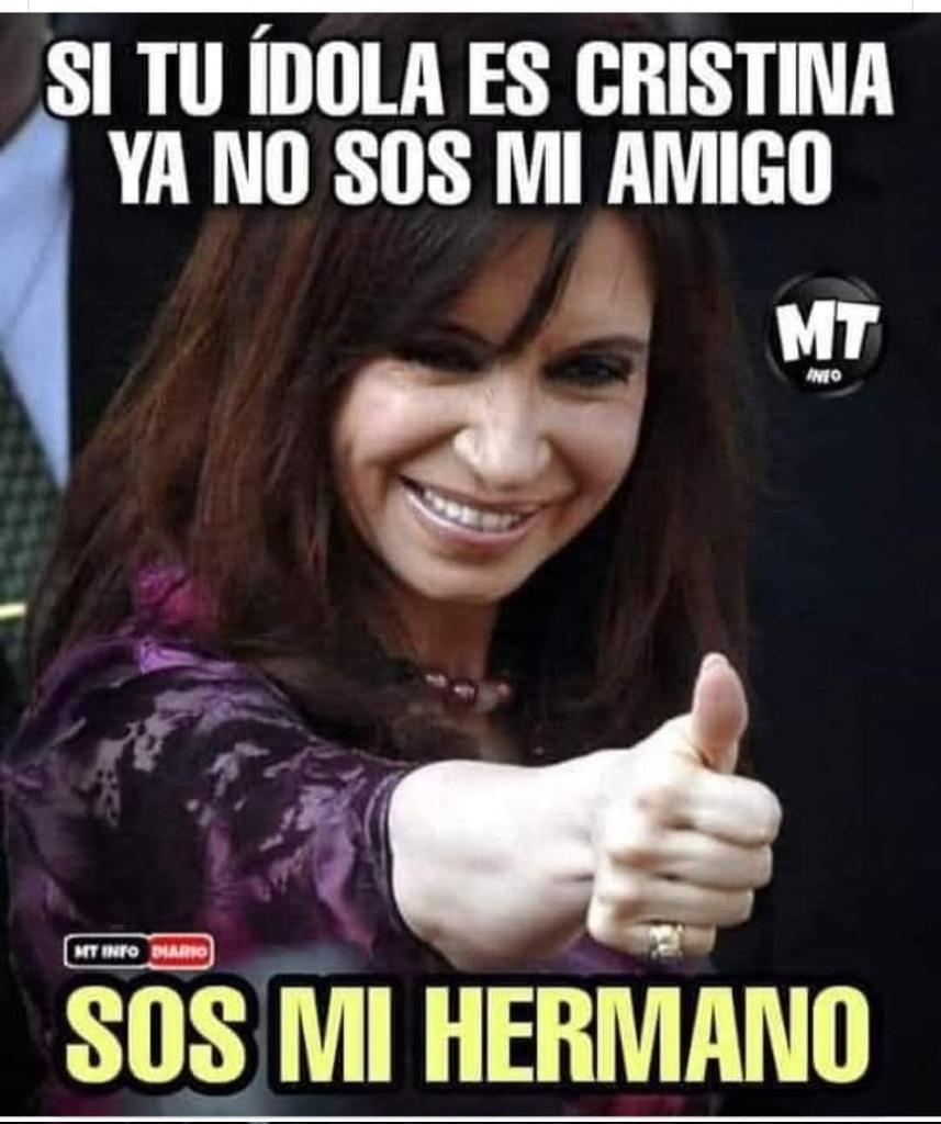 AGUANTE CRISTINA CARAJO !!!!!