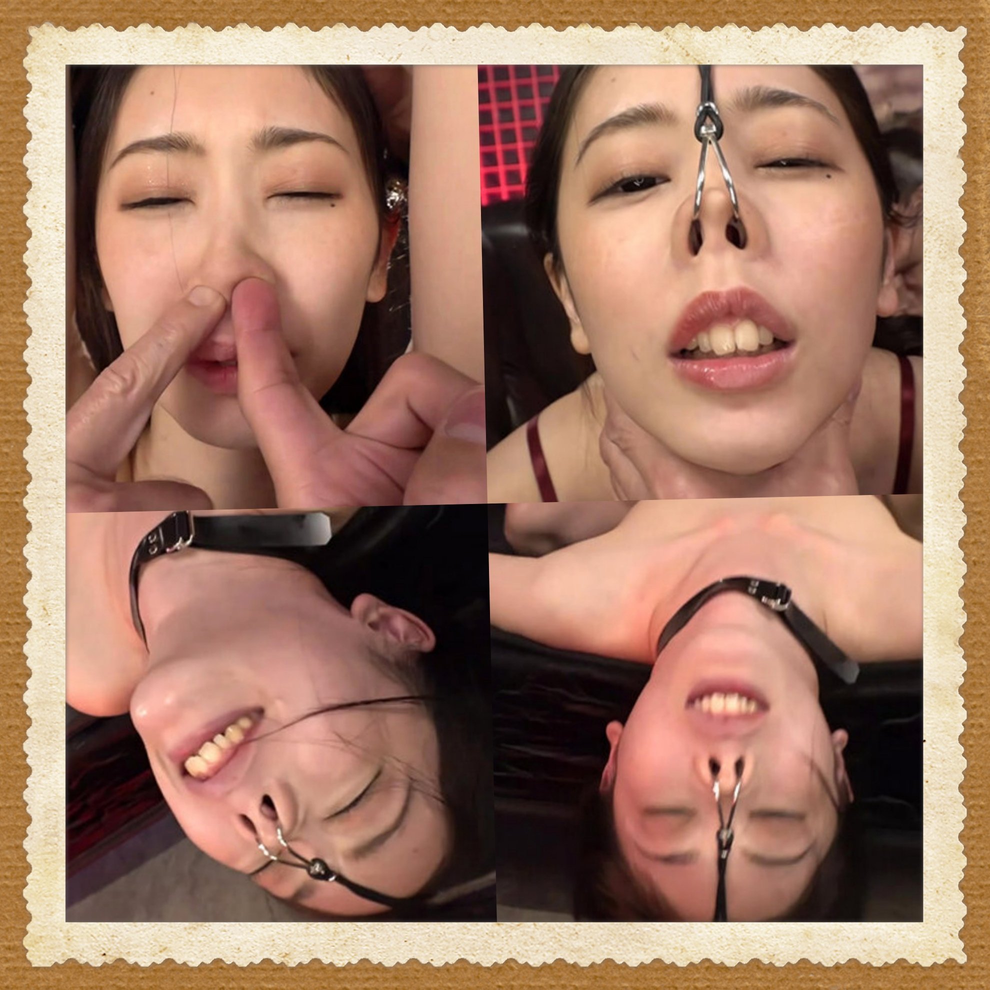 熟女の鼻フック画像 