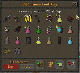 DivineForces's tweet photo. Another successful Divine Forces PK clearing the Wilderness and increasing our banks 🤑🥳💸 https://t.co/WKtRa685iW