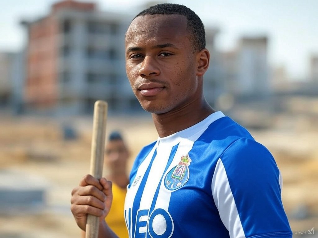 Este Tiago Djaló é muito bom na construção.

Na construção civil. Com as unhas a roçar na betoneira.