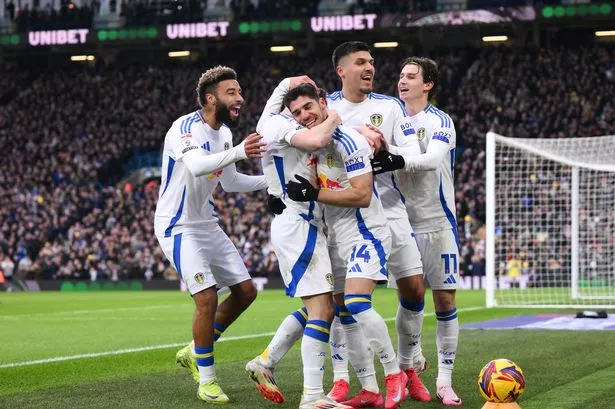 10 players scoring a league goal for Leeds in one month #lufc

July 2020: Phillips, Klich, Bamford, Cooper, Costa, Hernandez, Shackleton, White, Dallas, Roberts

February 2025: Solomon, Aaronson, James, Piroe, Gnonto, Joseph, Bogle, Struijk, Firpo &amp; Tanaka