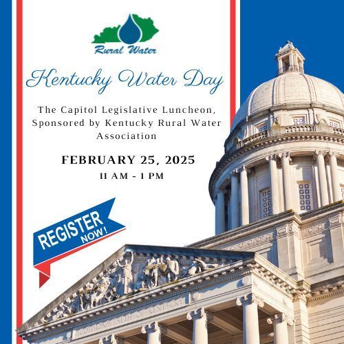 Tomorrow’s the day!💧 If you're registered for our 2025 Water Day at the Capitol, be sure to check your inbox for important security and parking details before you arrive!  

See you there! 👏 

#2025WaterDay #KYWater #2025KYWaterDay #WaterDay #KRWA #KYUtilities