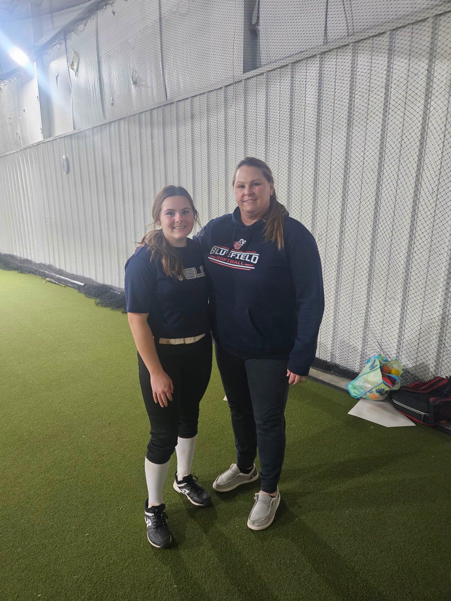 Thank you <a href="/MEJWhite17/">Maggie Johnson White</a> for the amazing visit at Bluefield University and making me feel so welcomed. I loved seeing the beautiful campus, learning more about the program, and practicing with the team! <a href="/BURamsSoftball/">Bluefield University Softball</a> <a href="/mmike693_mike/">Mike Marshall (Pitching Instructor)</a> <a href="/shannonmowell/">Shannon</a> <a href="/Velofastpitch/">Velocity Fastpitch</a> <a href="/gatorjack72/">Girls In The Game</a>