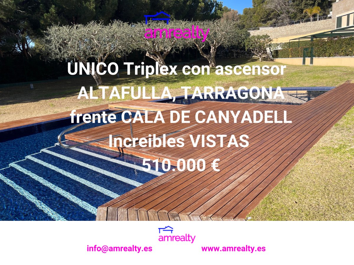 amrealty_inmo's tweet photo. Tríplex con ascensor en Altafulla, Tarragona
Solicitar información por mensaje privado
info@amrealty.es
https://t.co/gH6ysZfQGW
+34 902 627 818 / +34 935 136 222
#realestate #bienesraices #inmobiliaria #altafulla #calacanyadell #altafullarealestate #realestatespain https://t.co/QeEpcor0uM