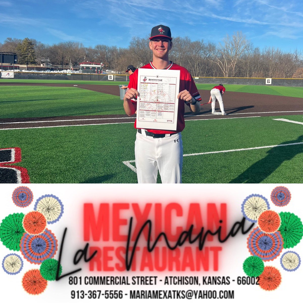 Your Holy Guacamole Player of the Game is <a href="/BenBowmann/">Ben Bowman</a> 

Repost/Like for a chance to win free queso or guacamole from La Maria Mexican Restaurant of Atchison!