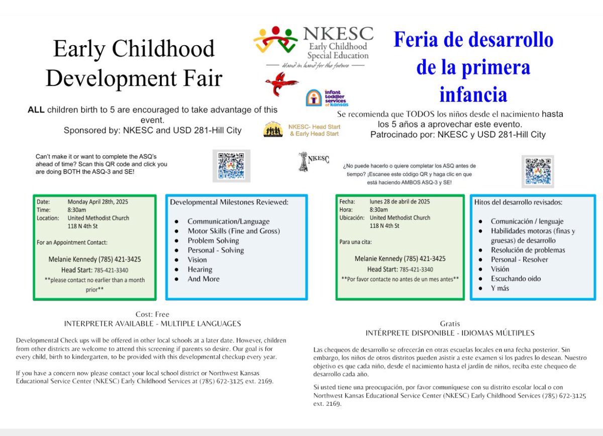 It’s that time again!! Hill City’s Early Childhood Fair will be Monday April 28th, 2025. See the flyer for more details!