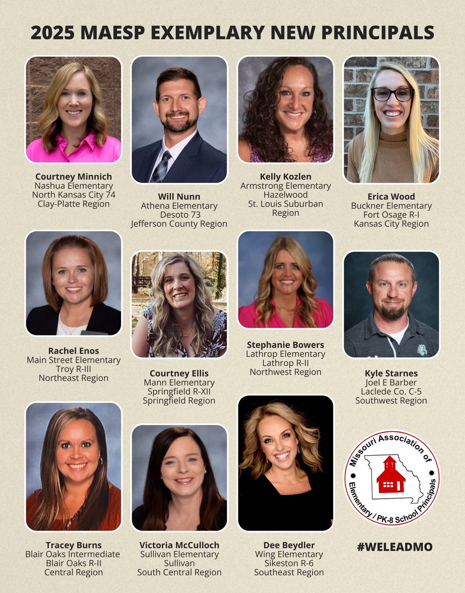 MAESP (@moaesp) on Twitter photo 🌟 Celebrating Missouri’s New Exemplary Principals! 🌟  
At #MAESP25, we proudly recognize Missouri’s New Exemplary Principals! Join us on Monday, March 3, as we honor their work & impact! 
Learn more & register at maesp.com/2025-Leadershi…
#Belong #WeLeadMO 🌟 Celebrating Missouri’s New Exemplary Principals! 🌟  
At #MAESP25, we proudly recognize Missouri’s New Exemplary Principals! Join us on Monday, March 3, as we honor their work & impact! 
Learn more & register at maesp.com/2025-Leadershi…
#Belong #WeLeadMO
