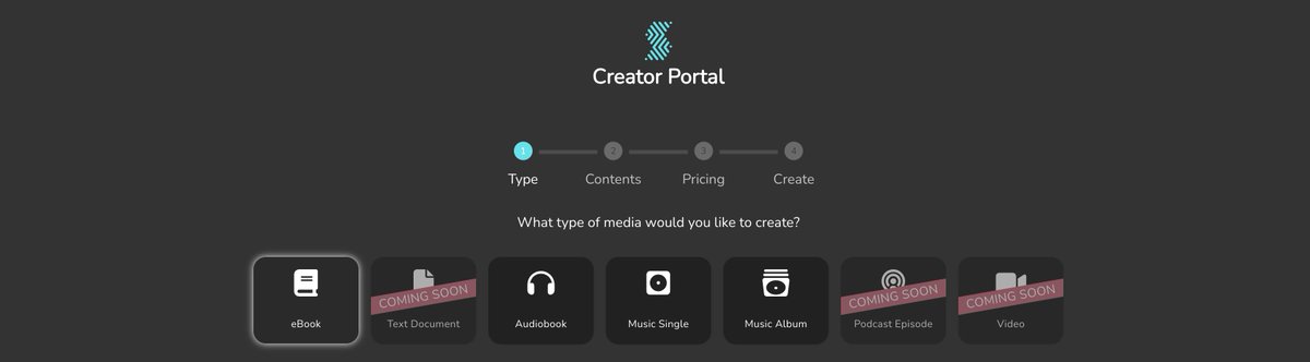 The Creator Portal is launching tomorrow on Cardano. You must have $STUFF to create media assets on chain. 

You can create eBooks, audiobooks, music singles and albums in this version. 

Soon, we will roll out podcasts, video, and documents.

OWN YOUR $STUFF!