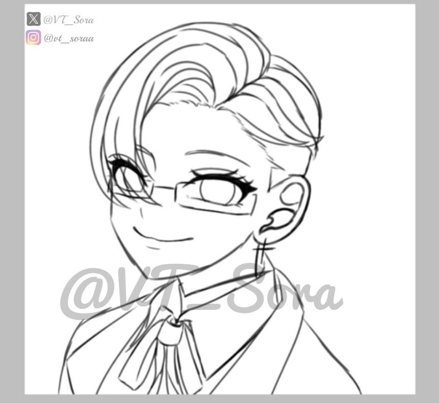 VT_Sora's tweet photo. A little work in progress sketch^^✨Would update you soon, Stay tune with me👓🎀
#WIP #Sketch #commissionsopen #artshare #artmoots #Vtuber #retwtt #sora_art https://t.co/w1cSwzpyHt