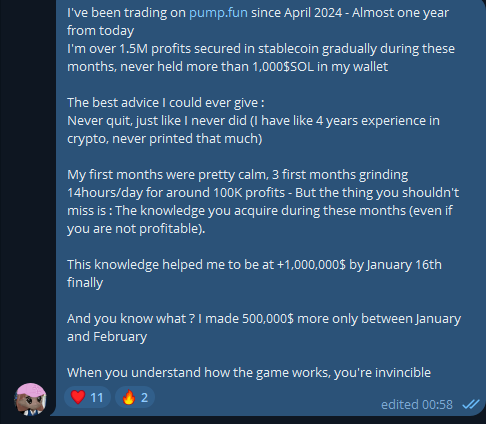 This is for all of you, not only TG fam.