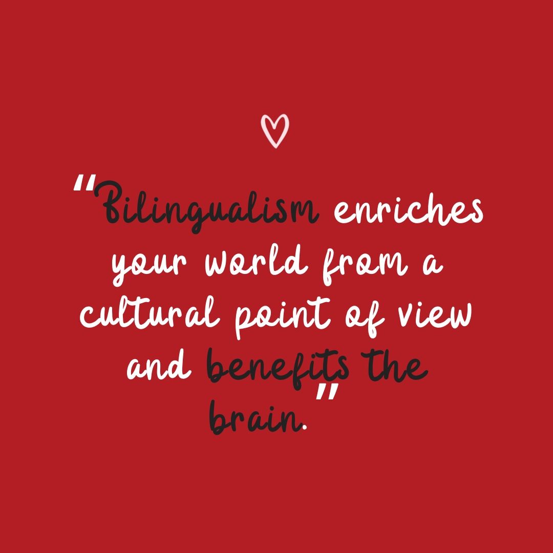 ☀️#MotivationalMonday Being bilingual isn’t just about speaking two languages—it’s a workout for your brain! 🧠 Studies show it improves memory, problem-solving, and even delays cognitive decline. Keep flexing that bilingual brain💪!  #Bilingualism  #BilingualEd