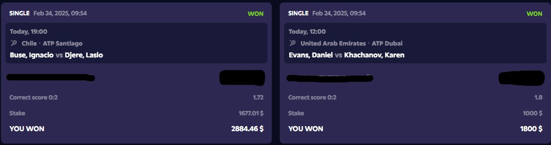 OddsNotify's tweet image. Over $2000 made from just 2 bets today in our $1k - $10k challenge!

We are now at $8800 in the challenge, the end is coming and the big $10k buyback is so close now💸