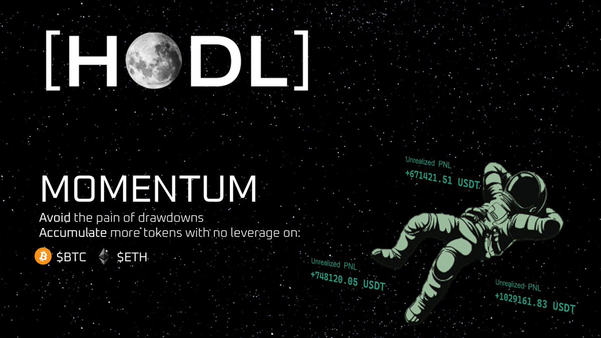 While markets are going down... 

HODLers don’t suffer the full pain of drawdowns because they’re not stuck holding the worst trends. 

Momentum adjusts, cutting the dead weight before it drags the whole portfolio down.

[🌕,🐻‍❄️]
