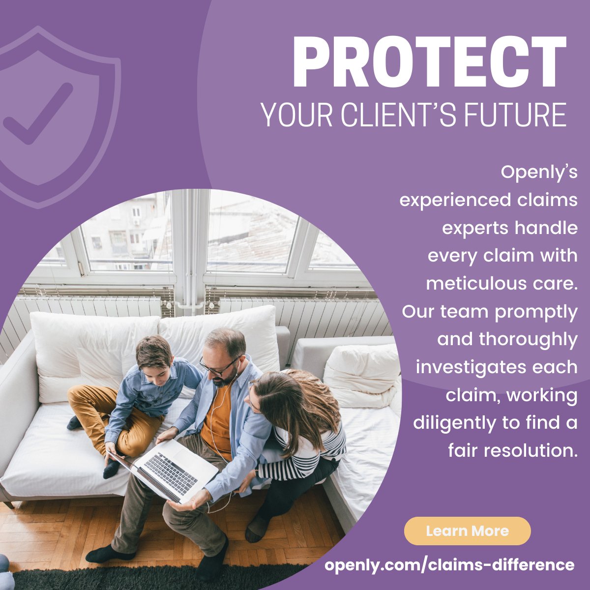 Whether your client's home has been damaged by fire, theft or another disaster, we're here to help. 🛡️📱🔎

Our mission is to provide an easy and tailored claims experience by leveraging innovative technology and trusted partners to assess damage and estimate repairs.