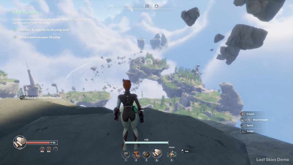 Jackseno_'s tweet photo. tonight was emotional - tentatively setting foot in @LostSkiesGame  - It is all the smart design thinking, all the love and care and charm of Adrift. https://t.co/cceWjKO8xn