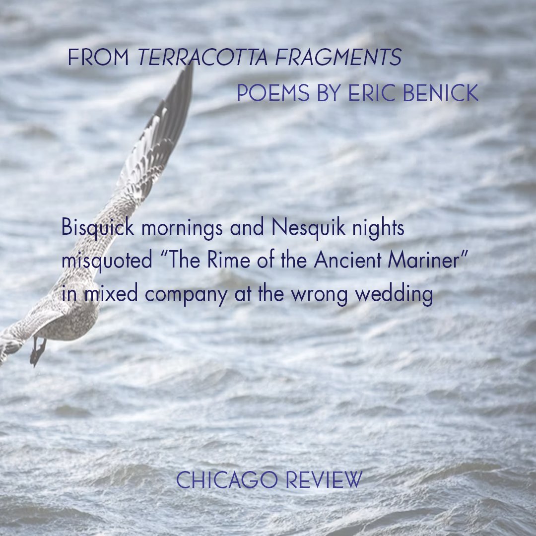chireview's tweet image. New poetry from Eric Benick now on our website. You can read three poems from "Terracotta Fragments" here: