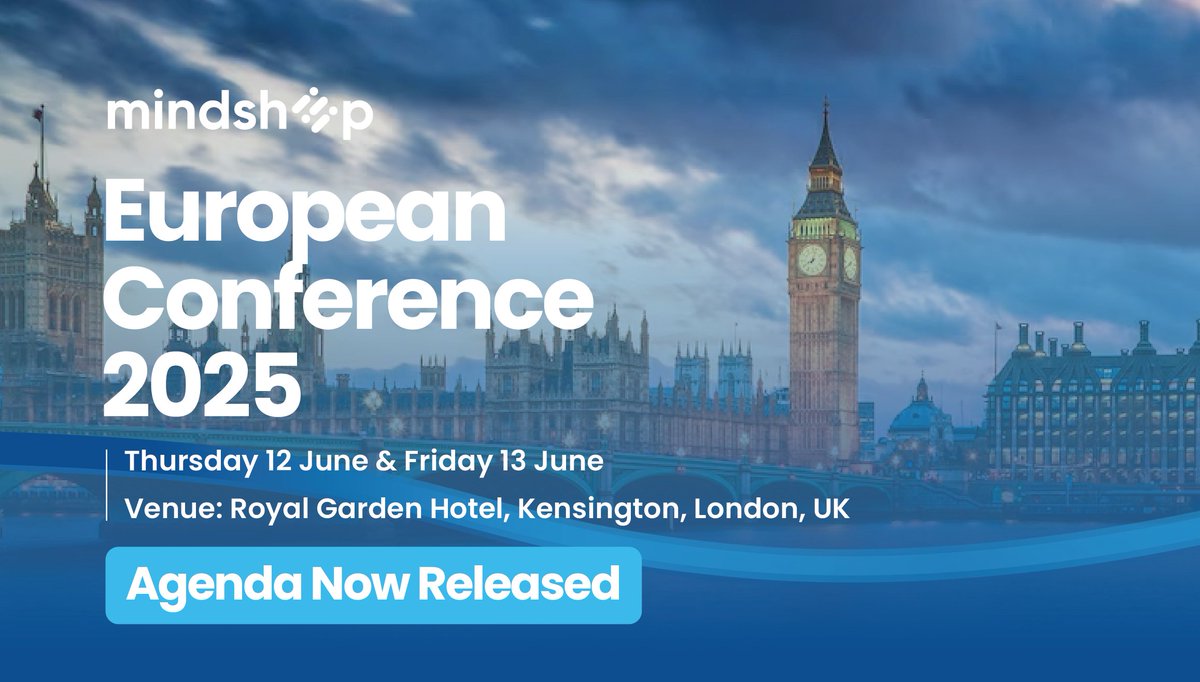 ⭐⭐ AGENDA RELEASED ⭐⭐ 

➡️ Mindshop European Conference '25
Thurs June 12 &amp; Fri June 13.

➡️ Royal Garden Hotel, Kensington, London

✔️ 14 Expert Speakers
✔️ Panel Discussions
✔️ Specialist Interest Groups

REGISTER NOW loom.ly/x0aj97M

#mindshopcon25 #businessadvisor