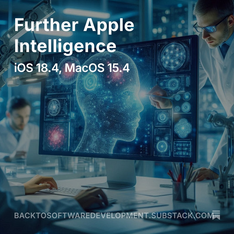 leventmolla's tweet image. Summary of Apple ıntelligence-related changes in Beta versions of iOS 18.3 and 18.4, along with MacOS 15.3 and 15.4 #appleintelligence #ios183 #ios184 #macos153 #macos154
 open.substack.com/pub/backtosoft…