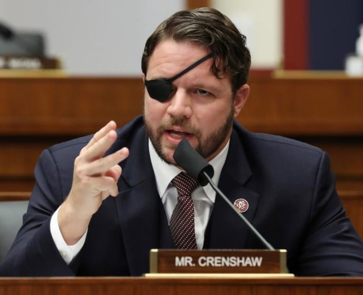 MAGAVoice's tweet photo. Raise your hand if you want RINO Representative Dan “Little” Crenshaw Voted out of Congress https://t.co/EBZerOV1xr