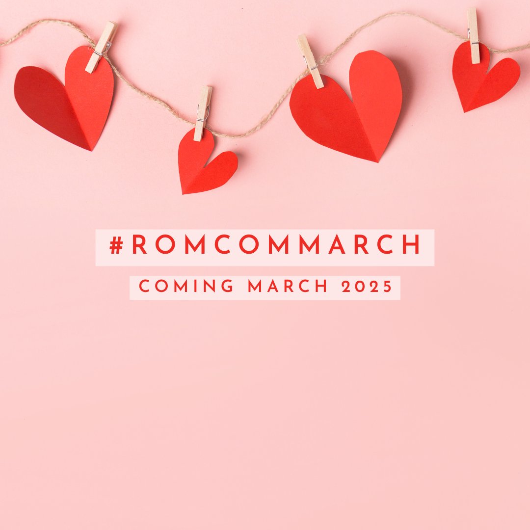 RomComMarch (@romcommarch) on Twitter photo Follow along for all your RomComMarch prompts and shenanigans!
RomComMarch is a writing event hosted by <a href="/belindamgrant/">Belinda Grant</a>, <a href="/JLew100/">Jessica Lewis (Updates Only)</a> and <a href="/slow_laurus/">Laura</a> where we write, edit or plan our Rom Com adjacent stories during the month of March. Follow along for all your RomComMarch prompts and shenanigans!
RomComMarch is a writing event hosted by <a href="/belindamgrant/">Belinda Grant</a>, <a href="/JLew100/">Jessica Lewis (Updates Only)</a> and <a href="/slow_laurus/">Laura</a> where we write, edit or plan our Rom Com adjacent stories during the month of March.