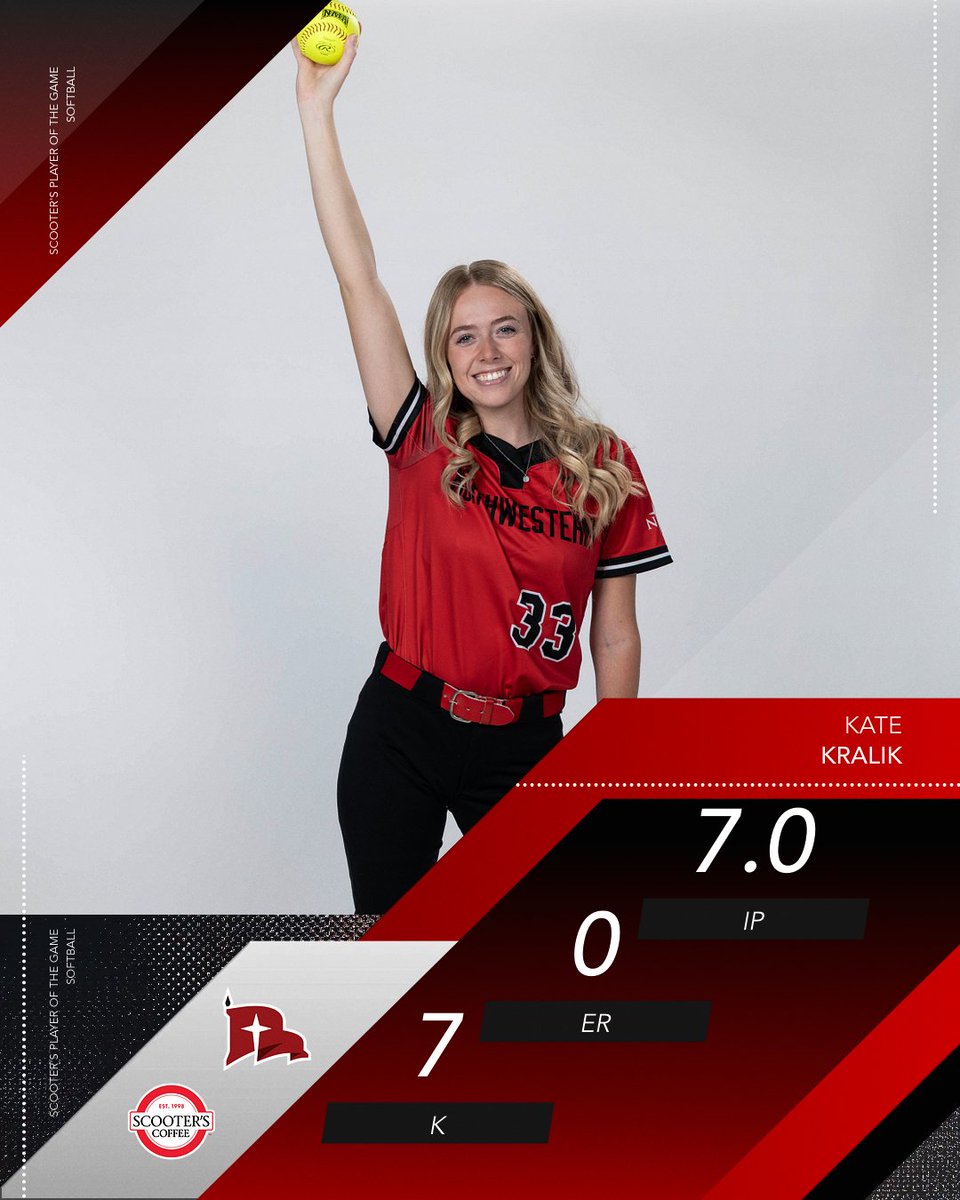 It was a stellar outing in game one for Kate Kralik, our <a href="/scooterscoffee/">Scooter's Coffee</a> Player of the Game!

#RaidersStandOut