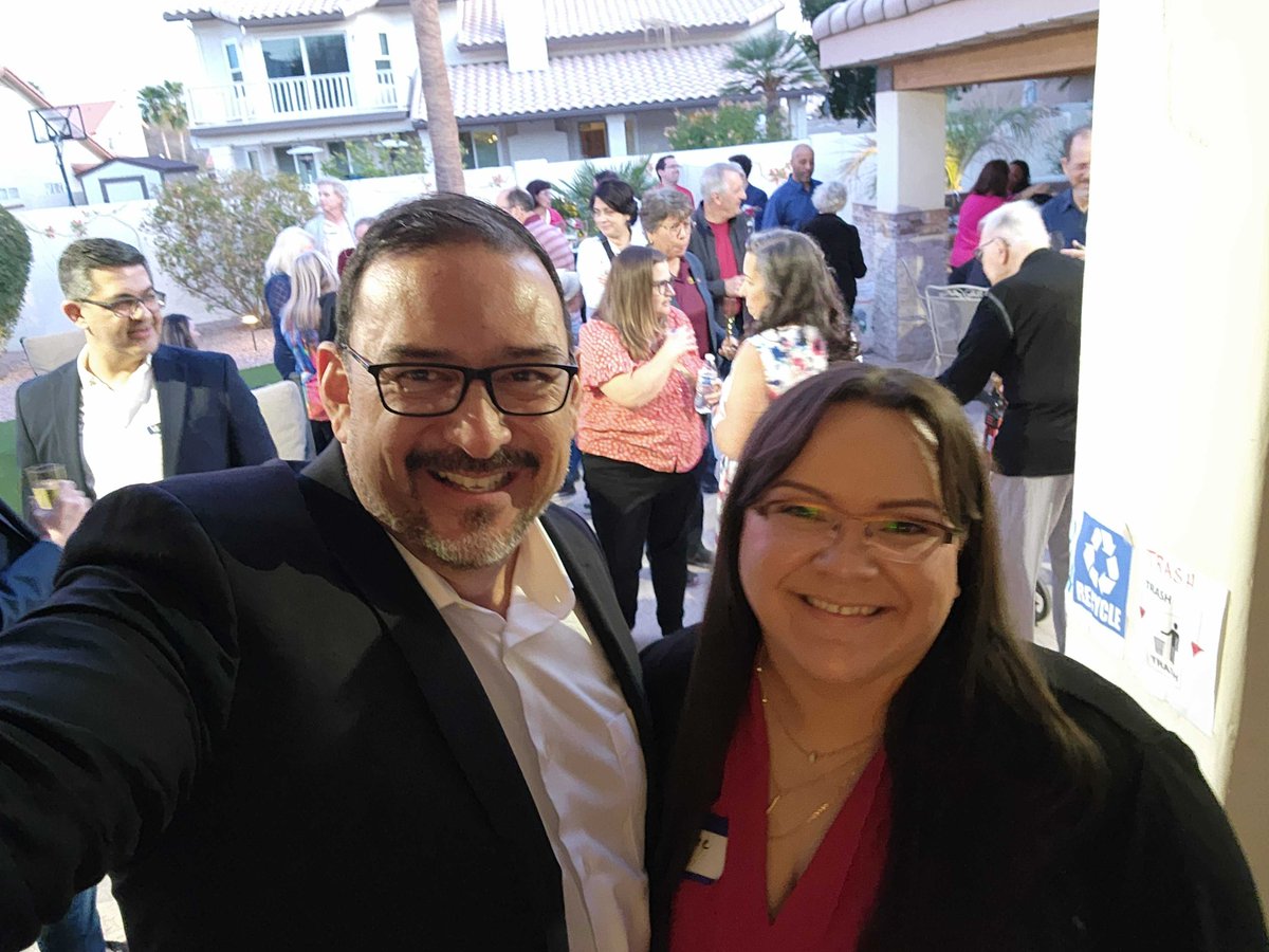 We had a great time at the LD12 Fundraiser last night! It's so important to get involved in your local LDs. Thank you to the <a href="/azld12dems/">AZ Democrats LD12</a>  for the tickets! 🎉