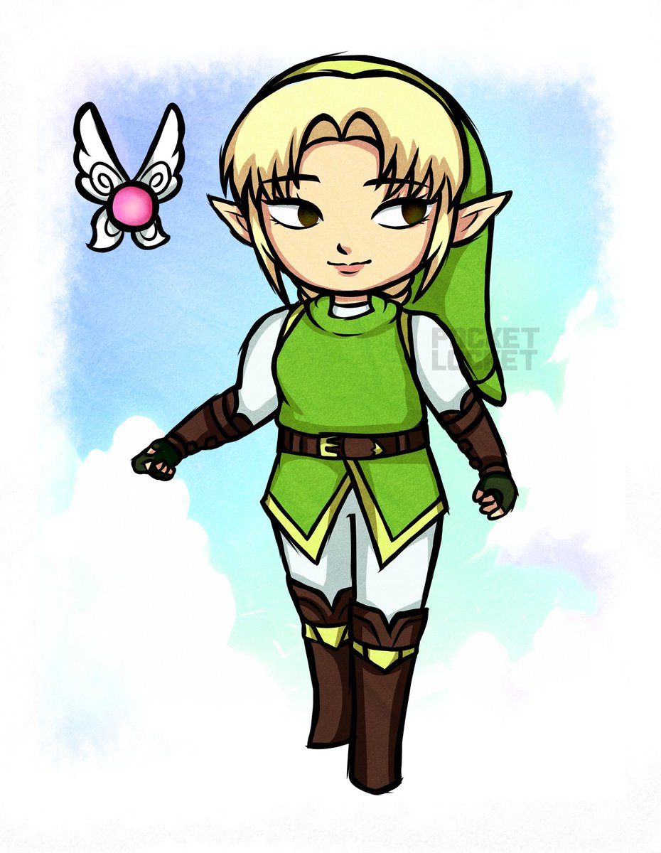 Drawn a wind waker style of my female Link.
#zeldaoc #zelda #digitalart #TheLegendOfZelda #loz #artwork