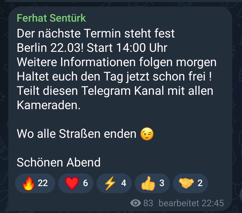 🔴 Achtung: nächste Nazi Demo am 22.3. angekündigt 🔴
#b2203 #b2202