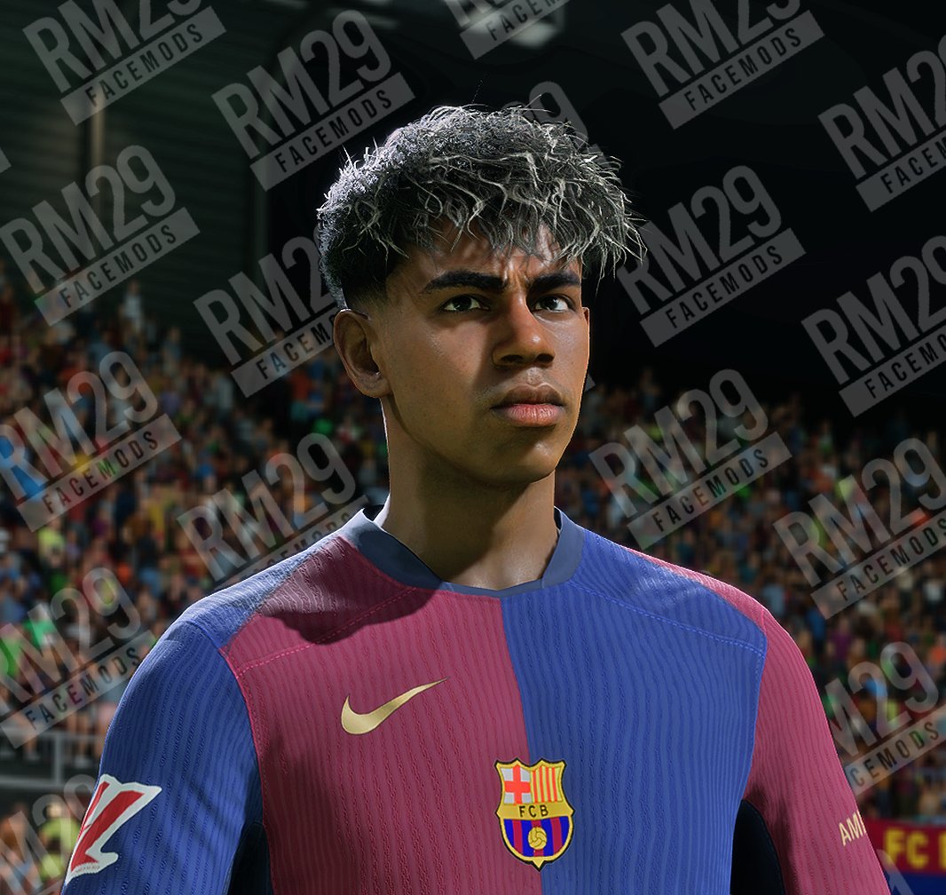 🚨 NEW FACE! 🚨

🇪🇸 LAMINE YAMAL V2
💥Available on stores for FC25/24 and FIFA 23.
💥For FIFA 22-21 or ID changes, send me a DM.

Choose your favorite store:
rm29facemods.com
patreon.com/Renan_RM29 
buymeacoffee.com/renan.rm29