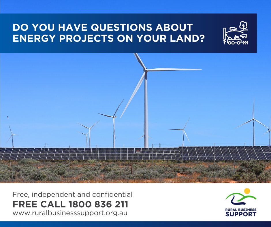 LANDOWNER INFORMATION SERVICE 📢 /
RBS now provides free, factual &amp; impartial information on energy projects, helping SA landowners understand their land access rights under the Hydrogen &amp; Renewable Energy Act. Read: bit.ly/LISHRE
#LandownerSupport #RuralBusinessSupport