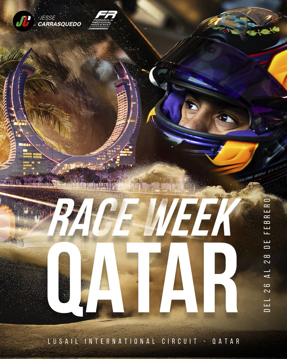 Todo listo para el último round de la Fórmula regional middle east en el Lusail International Circuit 

<a href="/All_Road/">All Road Management</a> <a href="/escuderiatelmex/">Escudería Telmex</a> <a href="/Telcel_Racing/">Telcel Automovilismo</a>
