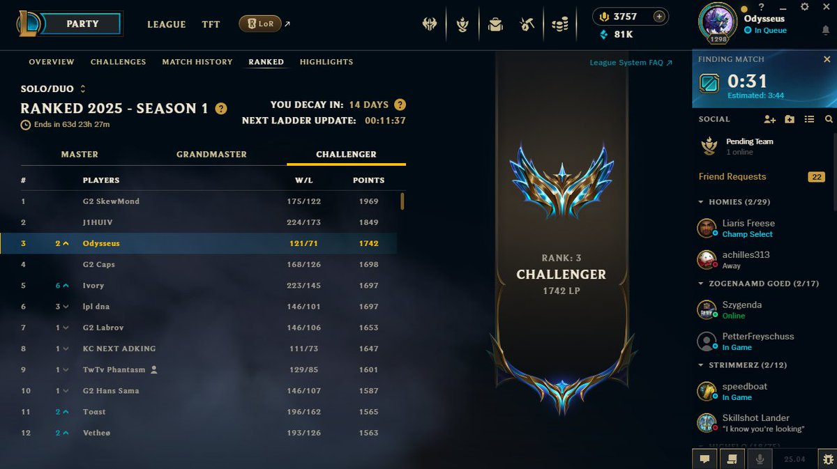 My ping just dropped from 16 ms to 9, this is the season