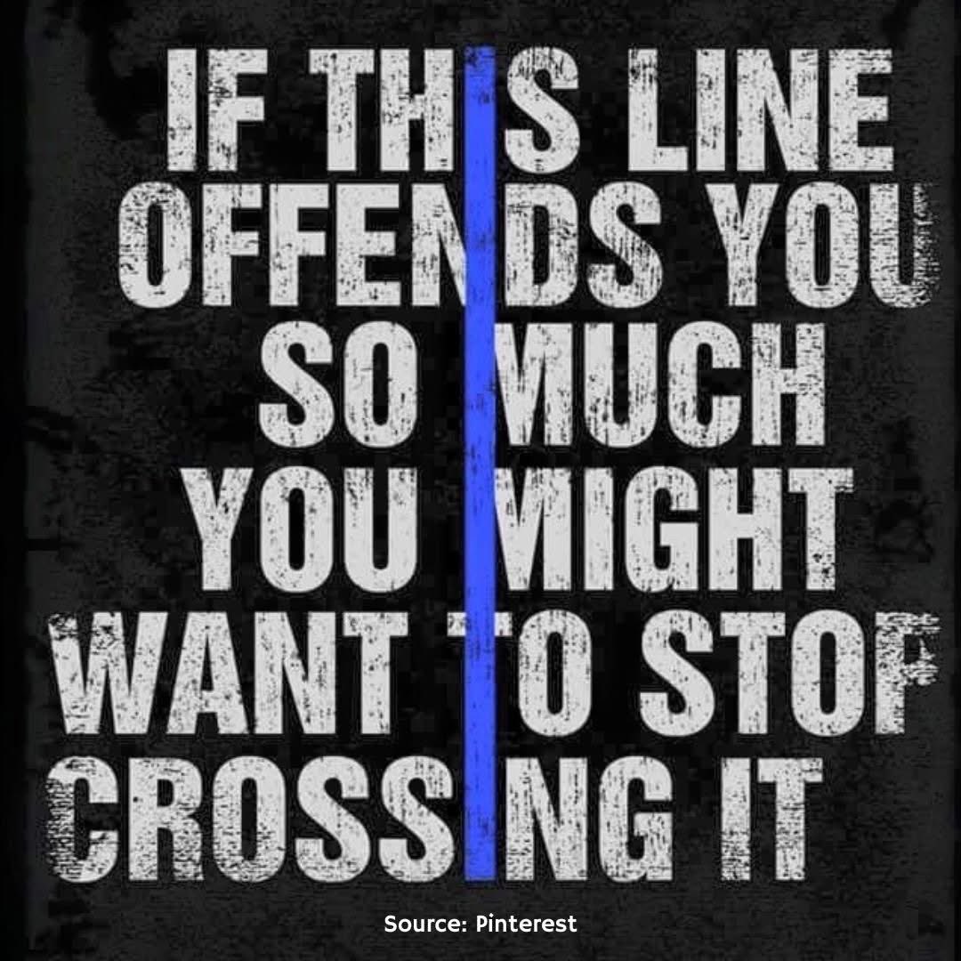 If you cross it don’t complain about it.