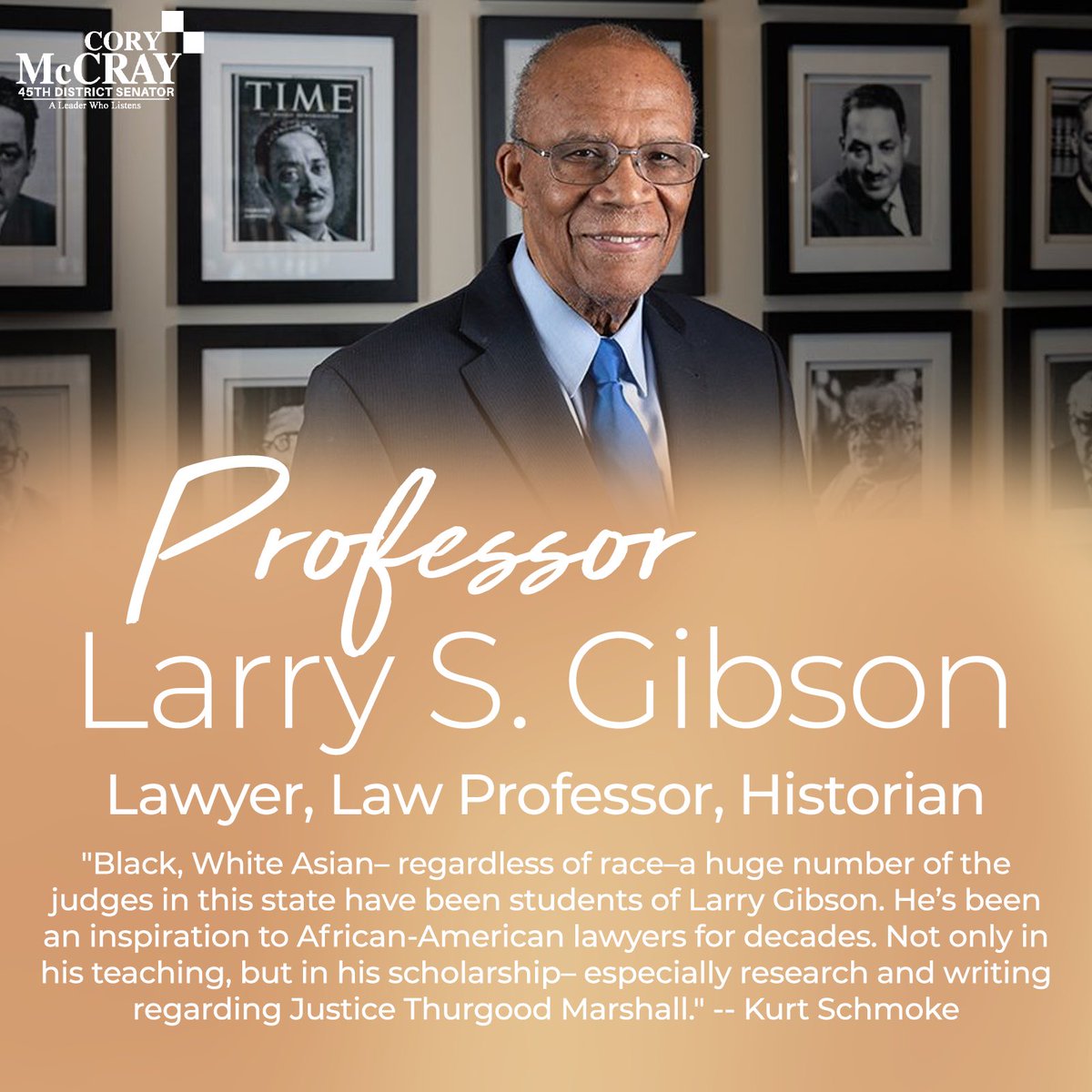 Honoring the legendary Professor Larry Gibson—architect of legal knowledge and guardian of history. His work on Thurgood Marshall preserves a giant’s legacy and shapes generations of lawyers to challenge systems and build equity. His impact is generational. #BaltimoreExcellence