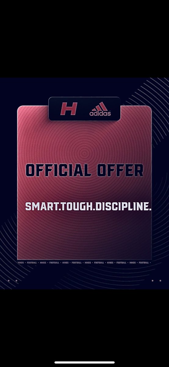 AGTG after a great conversation with <a href="/CoachT_Pope/">Terrance Pope</a> I’m blessed to receive an offer from Hinds Community College. <a href="/CoachTySmith/">Ty Smith</a>  <a href="/CoachDecoteau_/">Pete Decoteau Jr</a>  <a href="/Jonatha18589092/">Jonathan Anderson</a>