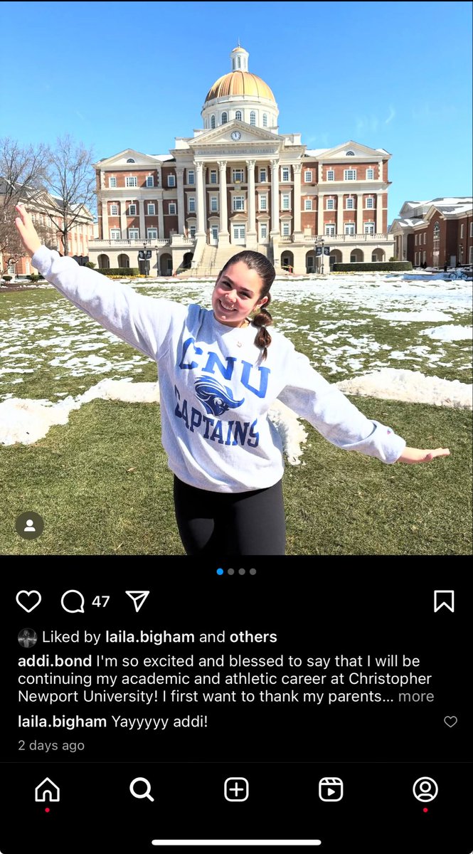 Congratulations <a href="/AddisonBond00/">Addison Bond</a> on your commitment to CNU. <a href="/CNUSoftball/">CNU Softball- 2022 National Champions</a>  get ready for this one, you got a good one. <a href="/StarzGold/">StarzGold</a> <a href="/18uStarz/">Starz 18u Gold</a>