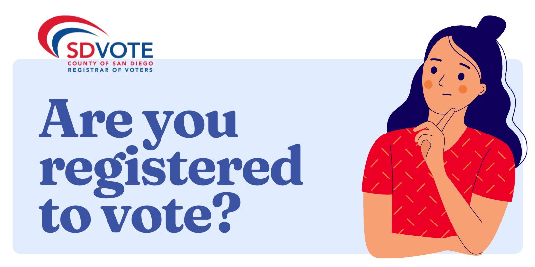 SDVOTE's tweet photo. Your voice matters. That's why it's important to register to vote! It's easy, register online at https://t.co/TxOD015iwp #SDVOTE https://t.co/bFbcuVlsUR