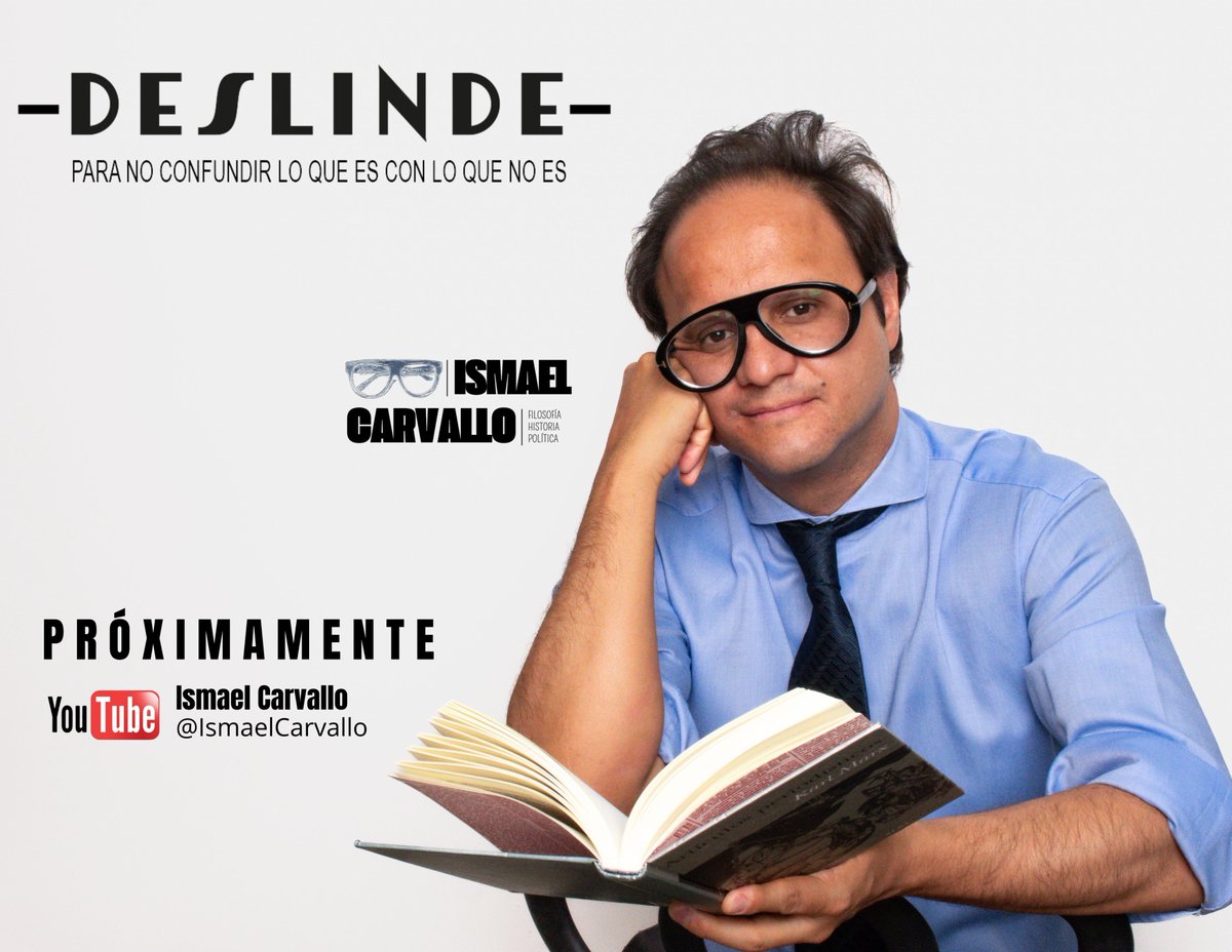 Ismael Carvallo (@ismaelcarvallor) on Twitter photo PRÓXIMAMENTE
Por Youtube <a href="/IsmaelCarvallo/">Ismael Carvallo R</a>
Para no confundir lo que es con lo que no es.
#deslinde
#ismaelcarvallo PRÓXIMAMENTE
Por Youtube <a href="/IsmaelCarvallo/">Ismael Carvallo R</a>
Para no confundir lo que es con lo que no es.
#deslinde
#ismaelcarvallo