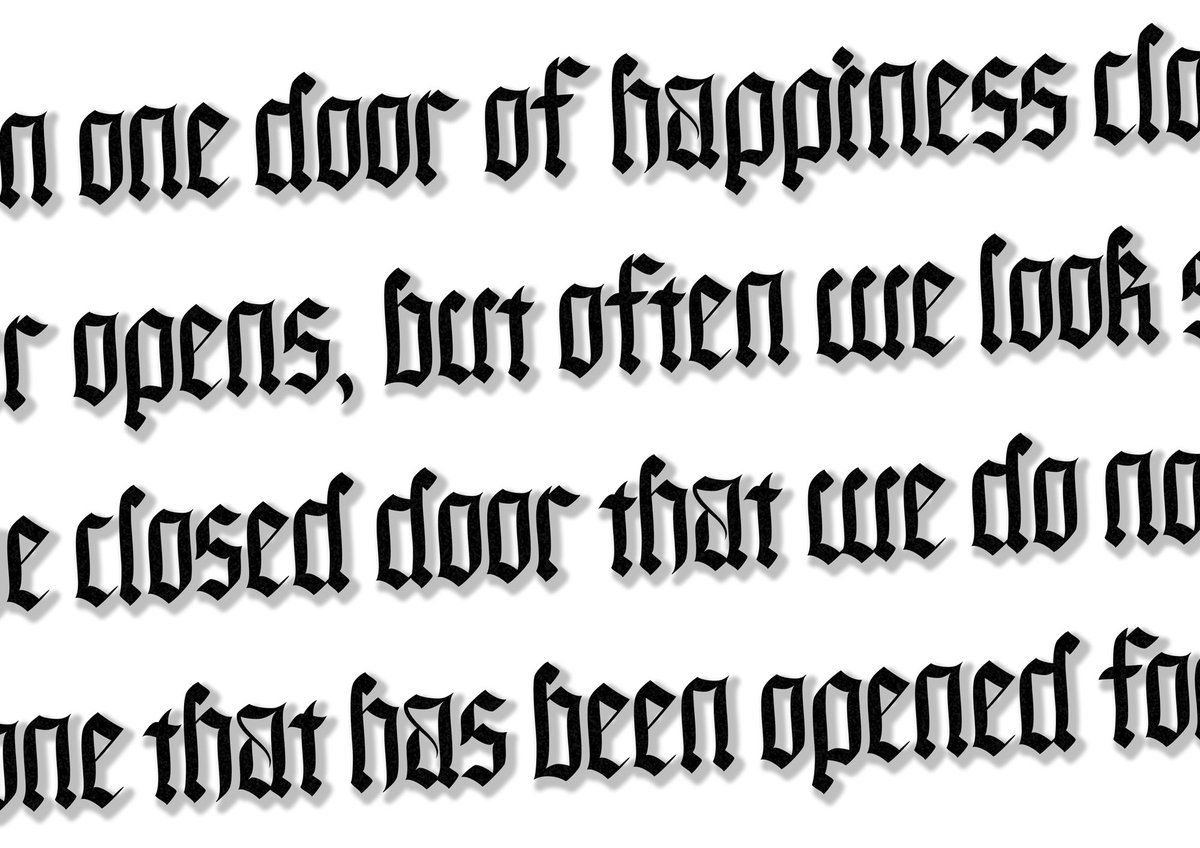fontriver_de's tweet photo. Black Callig schriftart von Muhammad Ahwal Bobby
https://t.co/oZnPWt9w4y

#Gotisch #Mittelalterlich #Tatowierung #Schriften #Typografie #Schriftart #Schreibschrift #Schriftkunst https://t.co/B3LeWfkmdQ