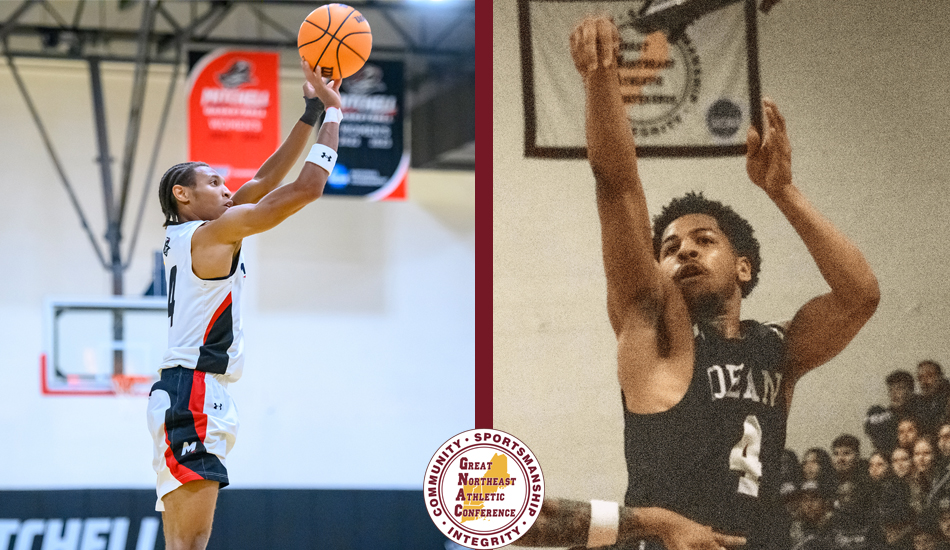 Great Northeast Athletic Conference (@thegnac) on Twitter photo 🏀BASKETBALL PLAY-IN RESULTS 🏀
<a href="/ECSaints/">EC Saints</a> and <a href="/ElmsBlazers/">Elms Athletics</a> advance to the WBB Quarterfinals while <a href="/DeanAthletics/">Dean Bulldogs</a> and <a href="/AthleticsMC/">Mitchell College Athletics</a> advance to the MBB Quarterfinals.
Read more below.
WBB: thegnac.com/sports/wbkb/20…
MBB: thegnac.com/sports/mbkb/20…
#d3hoops #theGNAC 🏀BASKETBALL PLAY-IN RESULTS 🏀
<a href="/ECSaints/">EC Saints</a> and <a href="/ElmsBlazers/">Elms Athletics</a> advance to the WBB Quarterfinals while <a href="/DeanAthletics/">Dean Bulldogs</a> and <a href="/AthleticsMC/">Mitchell College Athletics</a> advance to the MBB Quarterfinals.
Read more below.
WBB: thegnac.com/sports/wbkb/20…
MBB: thegnac.com/sports/mbkb/20…
#d3hoops #theGNAC