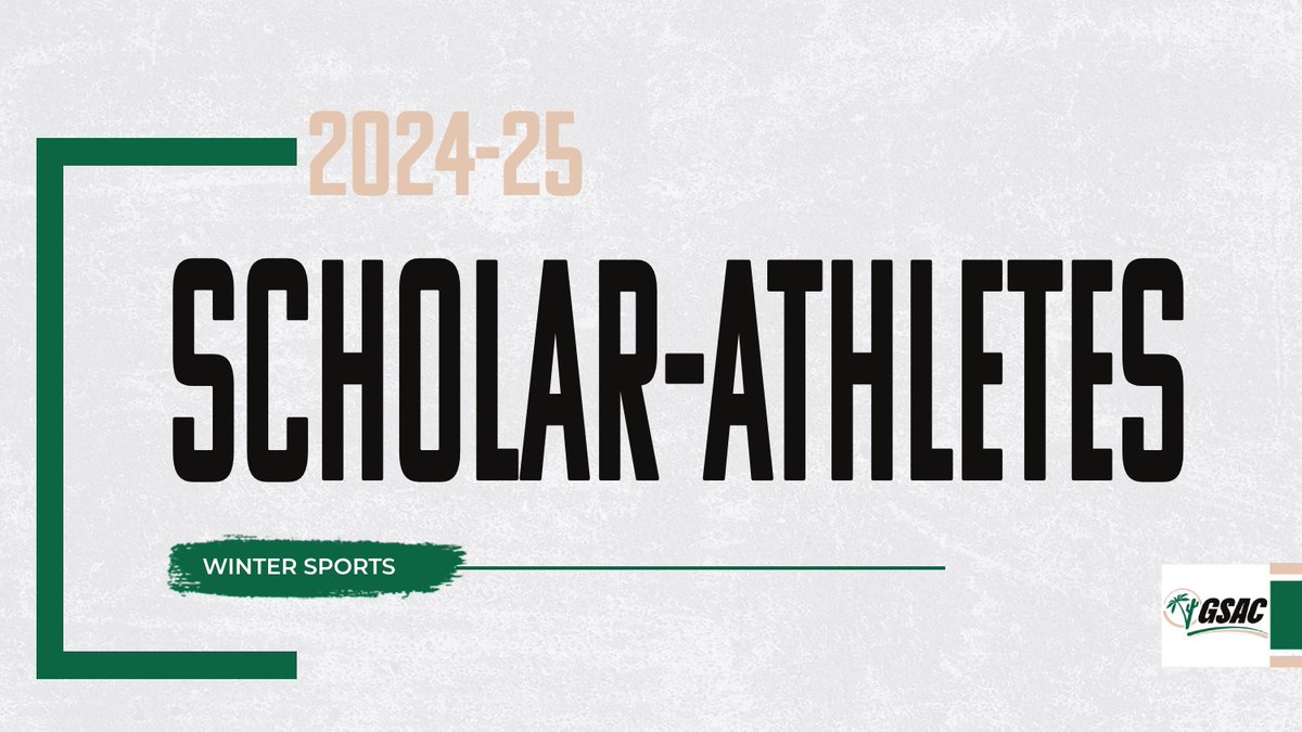 The GSAC has recognized 119 winter sport student-athletes for their outstanding achievement in the classroom.

📰: gsacsports.org/news/2025/2/25…

#GSACacademics #GSACsports
