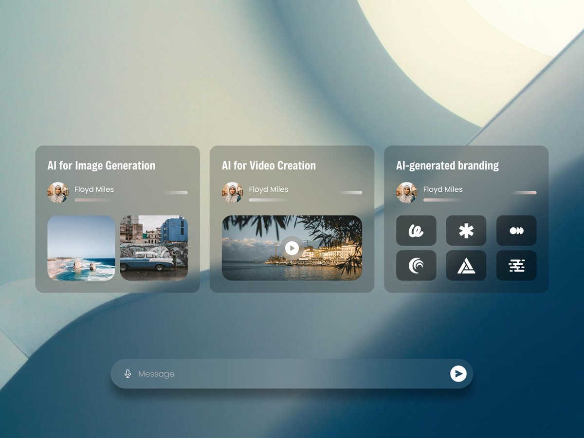 teqnoman_web's tweet image. Cards UI Design

#cardui #uiux #ai #itsolutions #webdesign #productdesign