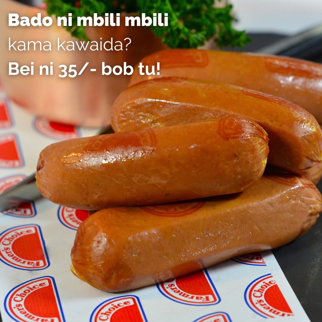 Rada!!!! Smokie bado ni 35 bob tu... na form ni mbili mbili kama kawaida. Usijicheze - soma lebo kabla ya kubite.
<a href="/FarmersChoiceKE/">Farmer's Choice Ltd</a> || #Smokie35Bob #FormNiMbiliMbili #SomaLebo #MyFarmersChoice