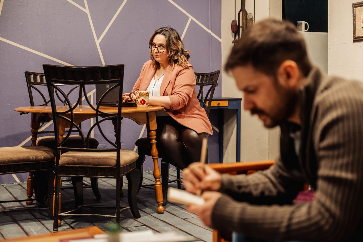 PostProWindsor's tweet photo. Nancy Lefebvre stars in Which Way, Millennial Man? by Jonathan Tessier! TICKETS ON SALE NOW for $25 via https://t.co/2Zj1JoQ6Fg 

#windsor #yqg #theatre #livetheatre #drama #buylocal #supportlocaltheatre #supportlocalarts #liveentertainment #buycanadian https://t.co/OP843XdnHR