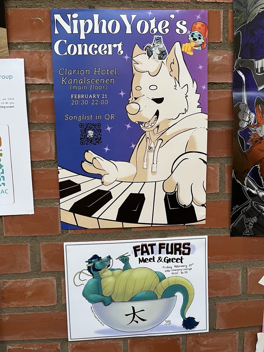 Btw, I don't know who decided to put these 2 posters together but they knew what they were doing
(Also
<a href="/Bajawolf_/">Bajawolf</a> sticker)