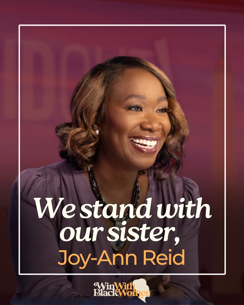 The legacy of <a href="/JoyAnnReid/">Joy Reid (Unemployed Former Host Parody Account)</a> is already written—powerful, fearless, and undeniable. More greatness is ahead! #WinWithBlackWomen #WeNeedJoy